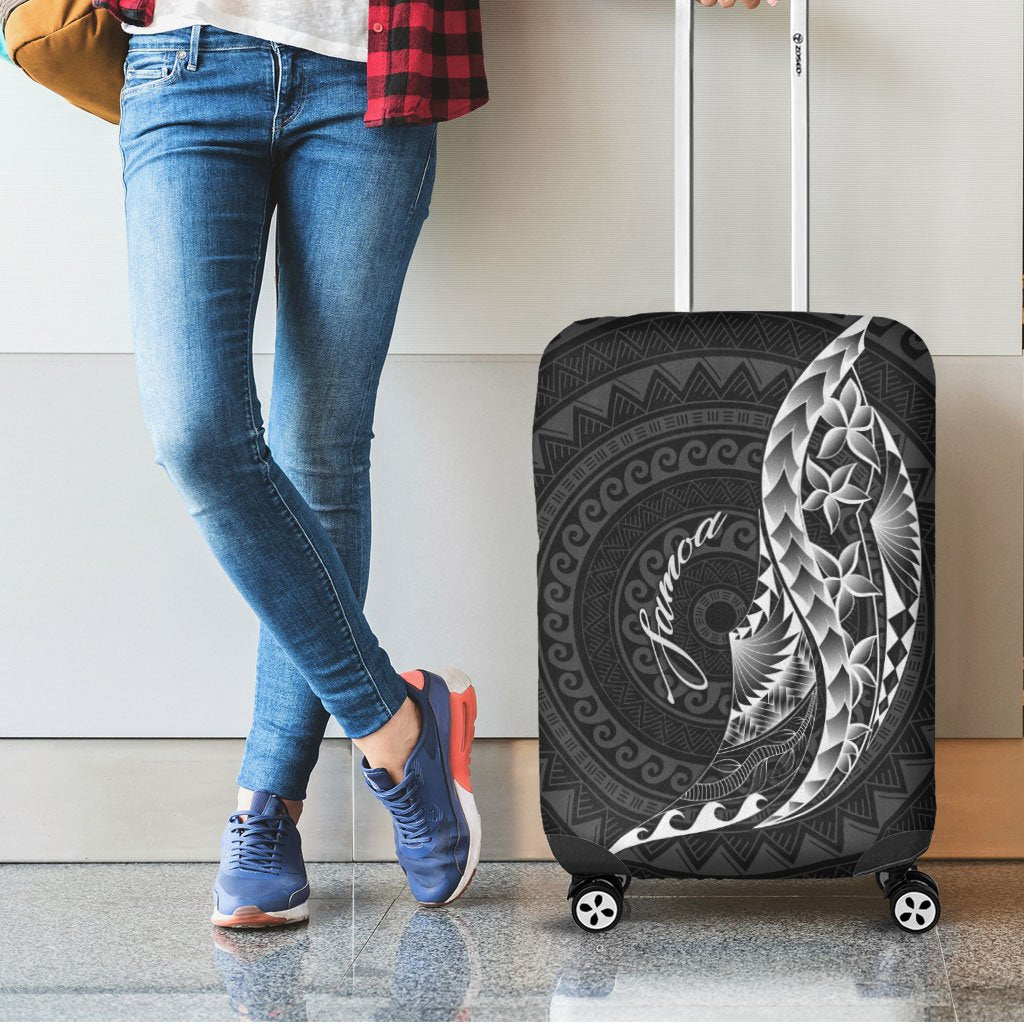 Samoa Luggage Covers - Polynesian Pattern Style Black - Polynesian Pride