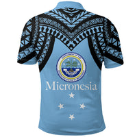 Federated States of Micronesia Polo Shirt Micronesia Pattern LT12 - Polynesian Pride