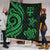 Fiji Polynesian Premium Quilt - Green Tentacle Turtle - Polynesian Pride