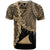 Tokelau Polynesian Custom T Shirt Tribal Wave Tattoo Gold - Polynesian Pride