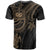 Samoa Custom T shirt Gold Turtle - Polynesian Pride