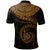 New Caledonia Polynesian Polo Shirt Polynesian Waves (Golden) - Polynesian Pride