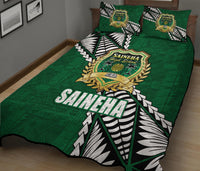 Tonga Saineha High School Tongan Patterns Quilt Bed Set - LT12 - Polynesian Pride