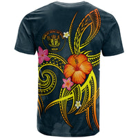 Niue Polynesian T Shirt Legend of Niue (Blue) - Polynesian Pride