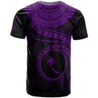 Chuuk Polynesian T Shirt Chuuk Waves (Purple) - Polynesian Pride