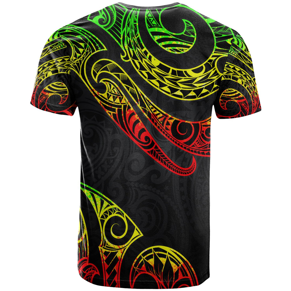 Guam Polynesian Custom T Shirt Polynesian Tattoo Reggae Version - Polynesian Pride