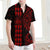 Hawaii Coat Of Arms Short Sleeve Shirt Red Men Red - Polynesian Pride