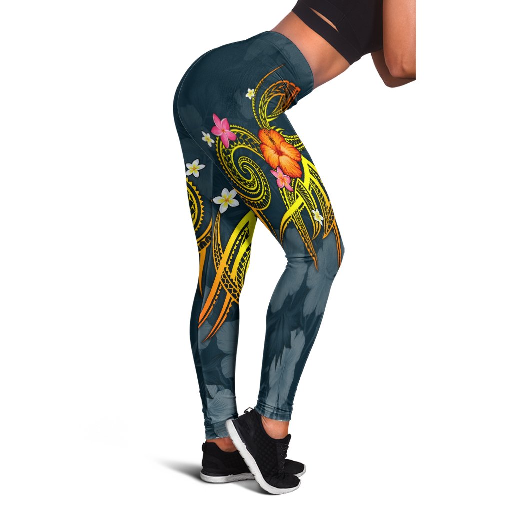 Polynesian Tahiti Women's Leggings - Legend of Tahiti (Reggae) Reggae - Polynesian Pride