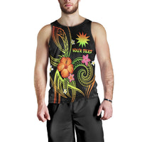 Nauru Polynesian Personalised Men's Tank Top - Legend of Nauru (Reggae) - Polynesian Pride