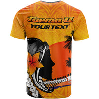 American Samoa Custom T Shirt Taema II Leone - Polynesian Pride