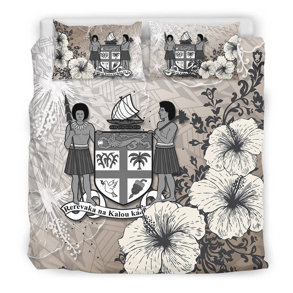 Fiji Bedding Set - Vintage Luxury Floral Style - Polynesian Pride