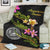 American Samoa Polynesian Blanket - Plumeria Tribal - Polynesian Pride