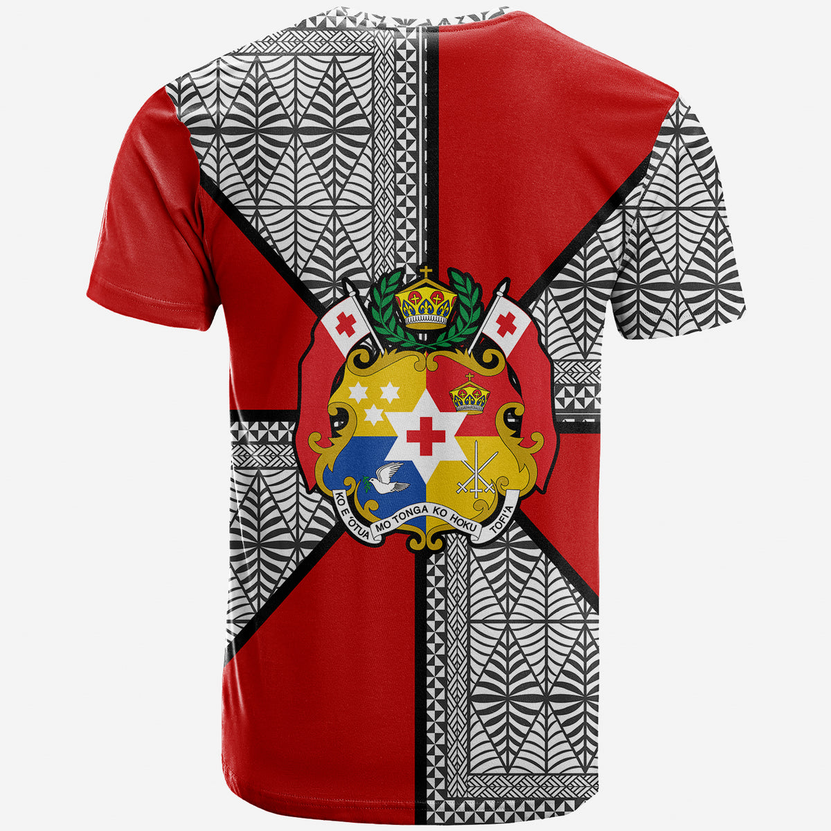 Mate Maa Tonga T Shirt Tongan Patterns LT20 - Polynesian Pride