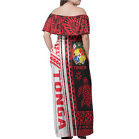 Tonga Matching Dress and Hawaiian Shirt Proud To be Tongan Polynesian Patterns with Kupesi - Polynesian Pride
