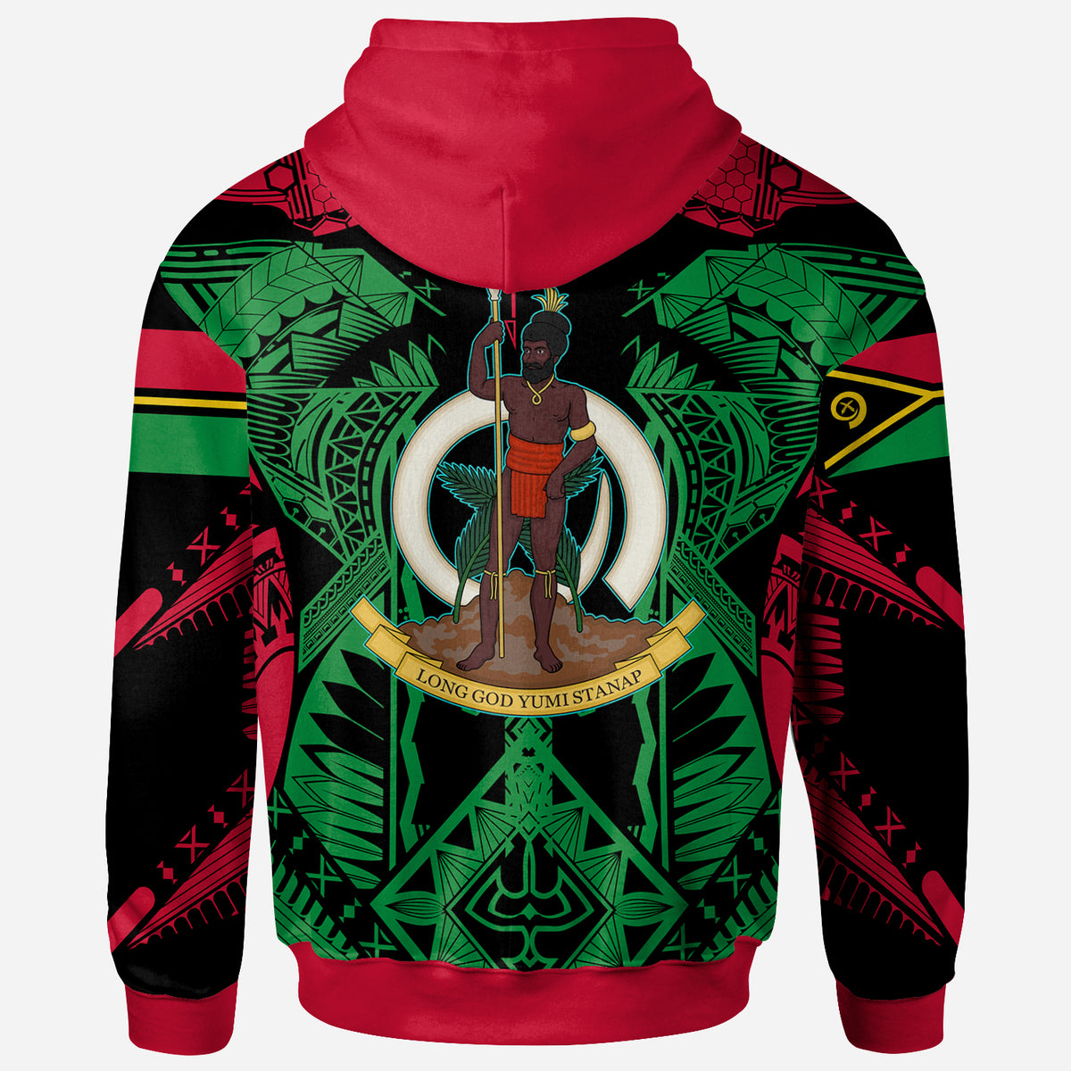 Vanuatu Hoodie Vanuatu "Long God yumi stanap" Polynesian Pride Hoodie LT10 - Polynesian Pride