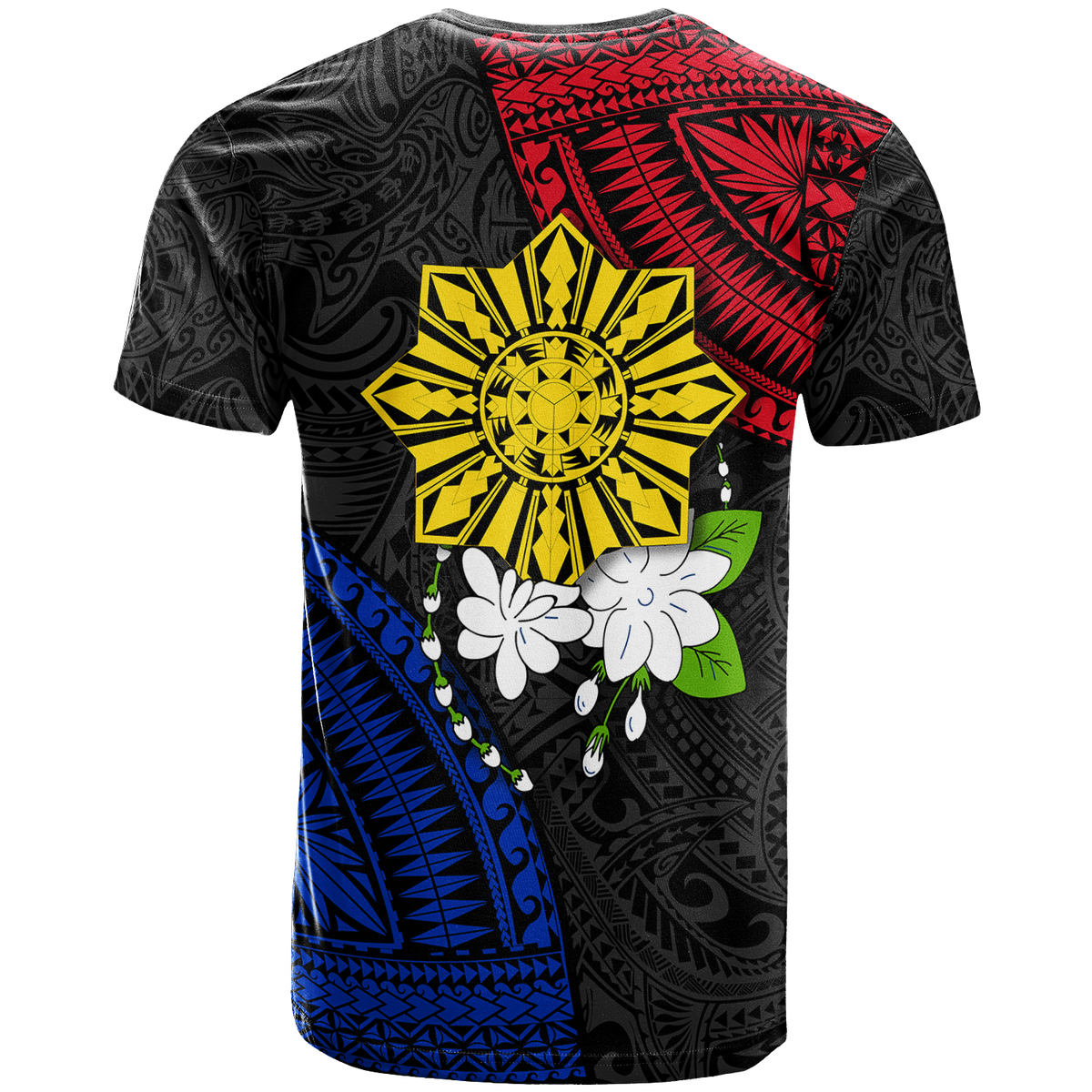 Philippines Sampaguita Filipino Sun T Shirt LT12 - Polynesian Pride