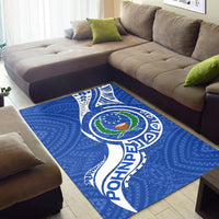 Pohnpei Area Rug - Micronesia Pride Blue - LT12 - Polynesian Pride
