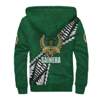 Tonga Saineha High School Tongan Patterns Sherpa Hoodie - LT12 - Polynesian Pride