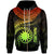 Nauru Polynesian Zip up Hoodie Nauru Waves (Reggae) Unisex Reggae - Polynesian Pride