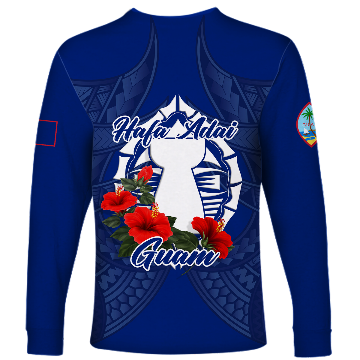 Hafa Adai Guam Legend Long Sleeve Shirt - LT12 - Polynesian Pride