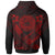 American Samoa Custom Zip up Hoodie AS Red Seal Polynesian Patterns - Polynesian Pride