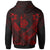 New Caledonia Polynesian Custom Zip up Hoodie New Caledonia Red Seal Camisole Hibiscus Style - Polynesian Pride