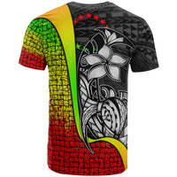 Cook Islands Polynesian T Shirt Reggae Turtle with Hook - Polynesian Pride