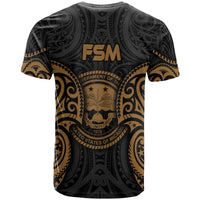Federated States of Micronesia T Shirt FSM Spirit Gold - Polynesian Pride