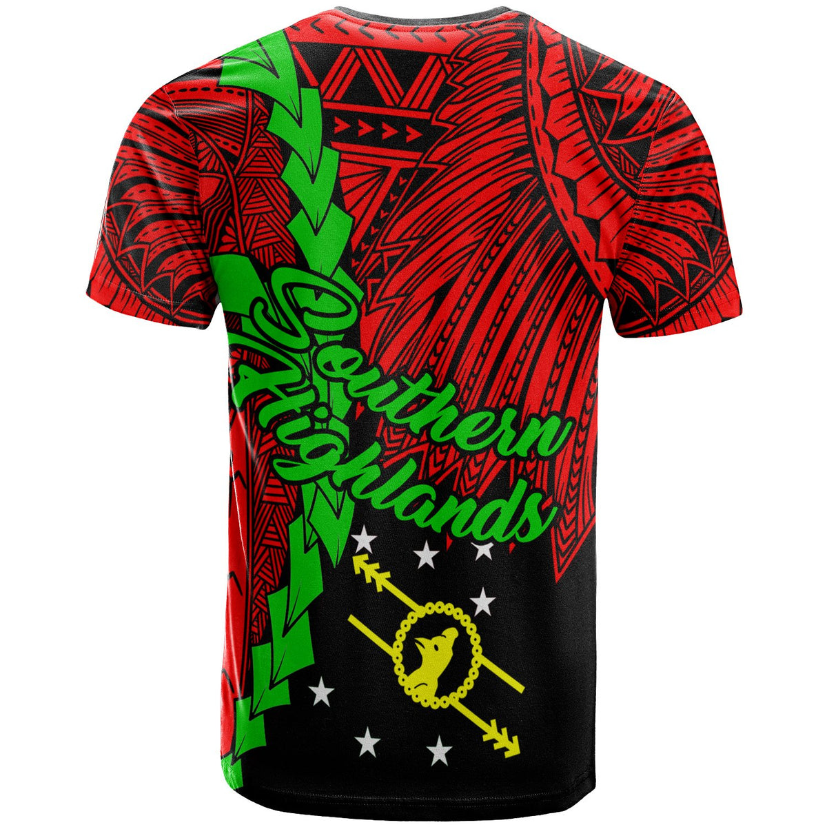 Papua New Guinea Southern Highlands Province Polynesian Custom T Shirt Tribal Wave Tattoo - Polynesian Pride