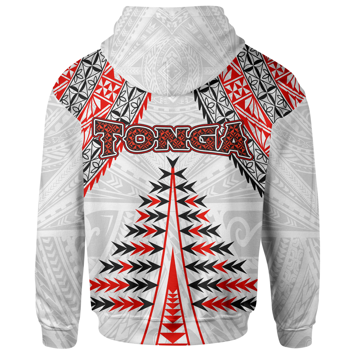 Tonga Zip up Hoodie Polynesian Peak - Polynesian Pride