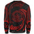 Palau Polynesian Sweater - Red Tribal Wave - Polynesian Pride