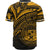 Hawaii Baseball Shirt - Gold Color Cross Style - Polynesian Pride