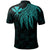 Polynesian Hawaii Kanaka Maoli Polo Shirt Polynesian Wings (Turquoise) - Polynesian Pride