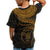 Niue Polynesian T Shirt Niue Waves (Golden) - Polynesian Pride