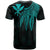 Polynesian Hawaii Kanaka Maoli Custom T shirt Polynesian Wings (Turquoise) - Polynesian Pride