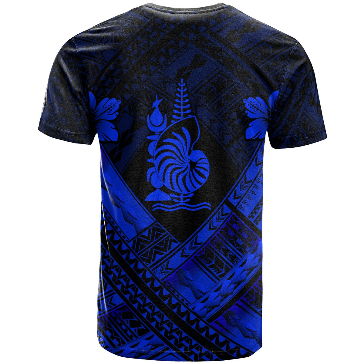 New Caledonia Polynesian T Shirts New Caledonia Blue Seal Camisole Hibiscus Style - Polynesian Pride