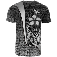 Polynesian Custom T Shirt White Turtle with Hook - Polynesian Pride