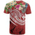 Polynesian Hawaii Kanaka Maoli T Shirt Summer Plumeria (Red) - Polynesian Pride