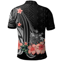 Solomon Islands Custom Polo Shirt Polynesian Hibiscus Pattern Style - Polynesian Pride
