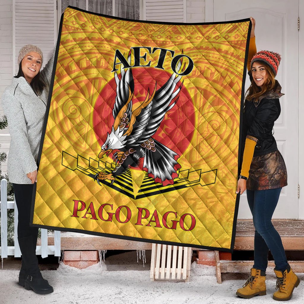 American Samoa Premium Quilt - Pago Pago Aeto (Ver 2) - Polynesian Pride