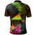 Tokelau Polynesian Custom Polo Hibiscus and Banana Leaves - Polynesian Pride