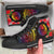 French Polynesia High Top Shoes - Tropical Hippie Style - Polynesian Pride