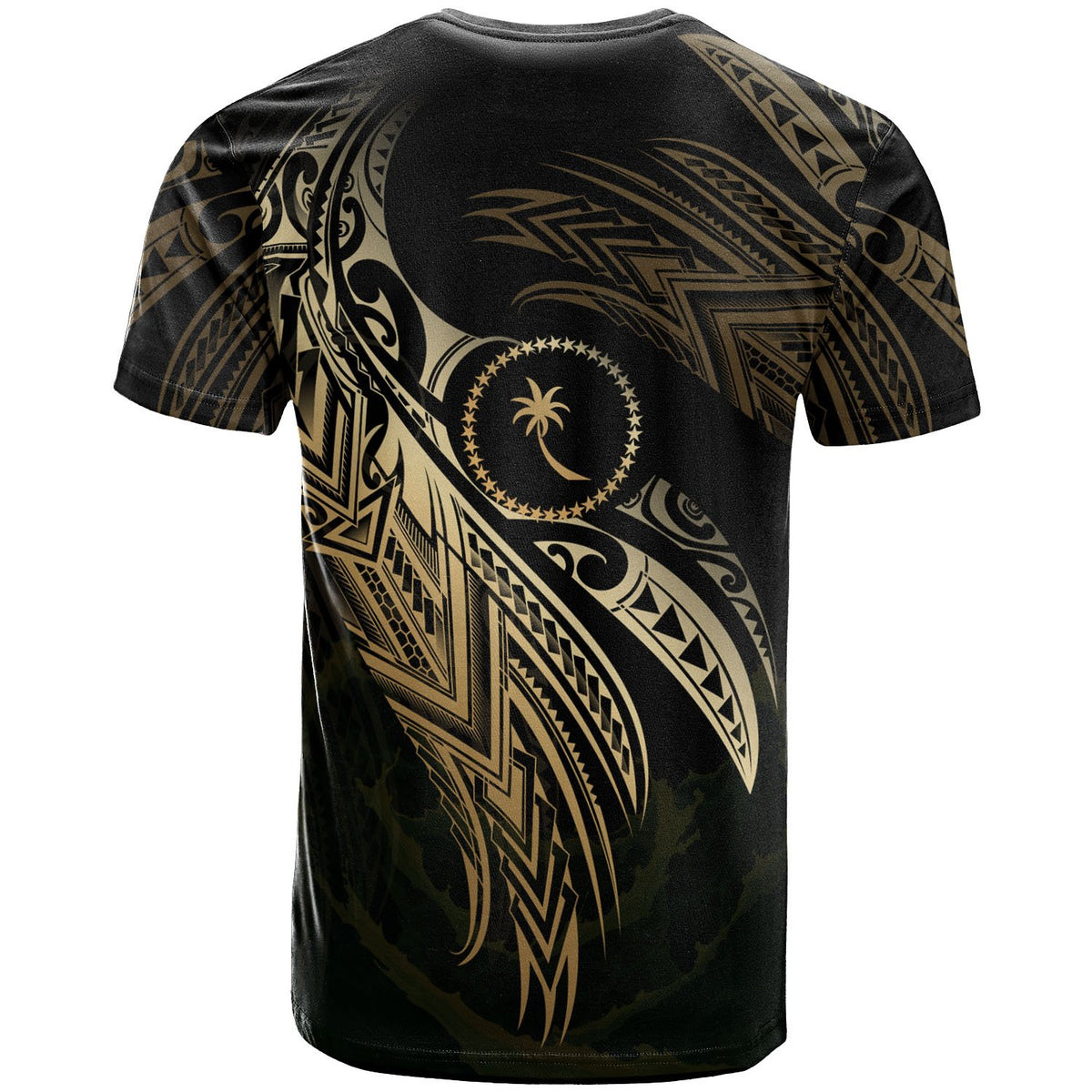 Chuuk Micronesia T Shirt Chuuk Legend Gold Version - Polynesian Pride