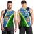 Vanuatu Malampa Fiji Day Men Tank Top - Combine Flag Design LT4 Blue - Polynesian Pride