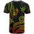 Solomon Islands Custom T Shirt Polynesian Turtle With Pattern Reggae - Polynesian Pride