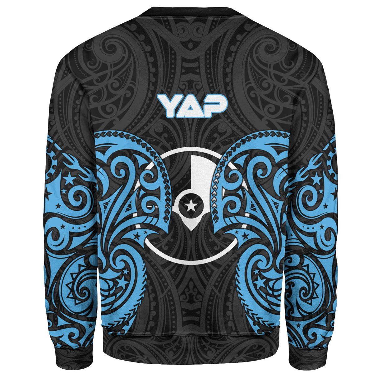 Yap Polynesian Sweater - Spirit Style Blue - Polynesian Pride