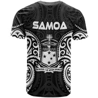 Samoa Polynesian T Shirt Samoa Spirit White - Polynesian Pride