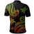 American Samoa Custom Polo Shirt Polynesian Turtle With Pattern Reggae - Polynesian Pride