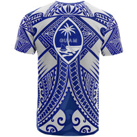 Guam Polynesian T Shirt Guam White Seal with Polynesian Tattoo Ver 02 - Polynesian Pride