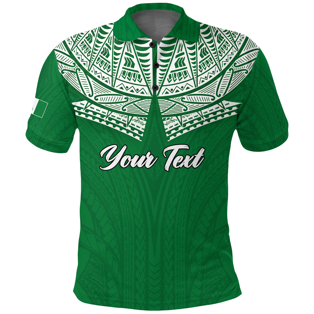 Custom Norfolk Islands Pine Tree Polo Shirt LT12 Unisex Green - Polynesian Pride